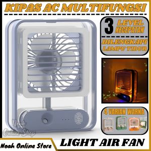Kipas Angin Light Air Fan Mini / AC Mini Protable Dilengkapi Lampu Tidur / Pendingin Udara / AC Mini / Kipas Angin Mini / Kipas Portable / Kipas Angin Portable Charger Dan Lampu Hias Tidur / Kipas Mini / Ac Mini Portable Air Cooler ~ Noah Online Store