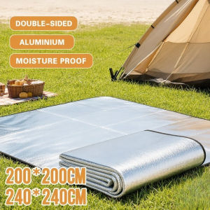 Moisture Proof Mat Double Sided Aluminium Film Lightweight Portable Camping Picnic Beach Outdoor