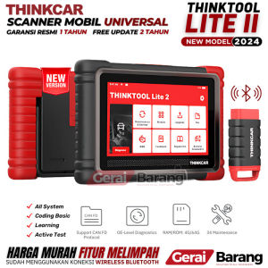 THINKCAR THINKTOOL LITE 2 Scanner Mobil Universal Koneksi Wireless VCI Bluetooth CAN FD DoIP