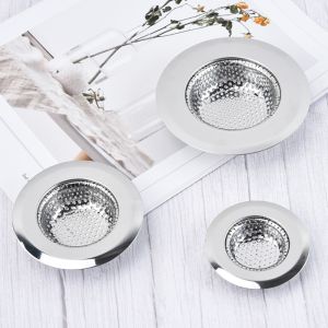 HJKL Hình mũ Lưới lọc bồn rửa Lỗ thô Lưới mịn Dụng cụ lọc bồn rửa inox Đa năng Chống tắc nghẽn Phòng tắm