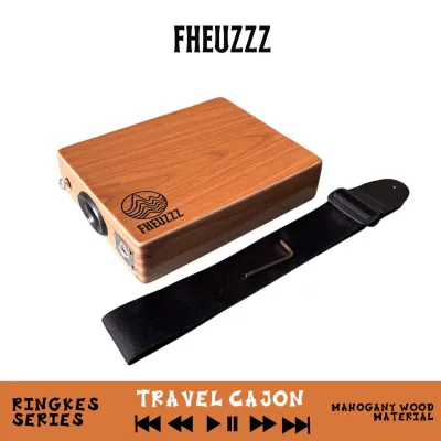 Travel Cajon Ringkes Series Akustik Elektrik Kajon Kahon Traveling Fheuzzz