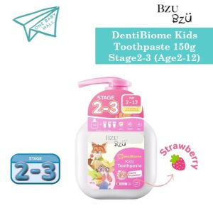 One Baby Mall BZU BZU DentiBiome Kids Toothpaste (Strawberry/Blueberry) (Stage 2-3) Age2-12 - 150g