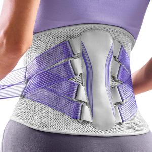 Guoftstars Back Support Brace for Back Pain Relief Adjustable Knitted Lumbar Support BeltBreathable Mesh Designfor Herniated DiscSciaticaScoliosis Plus size (3XL)