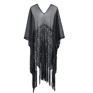 Womens V-Neck Beach Cover Up Solid Color Beach Dress Hollow Out Swimsuit Cover Up Ladies Bathing Suit Cover Up