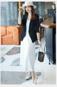 Set Đầm Kèm Áo Khoác Vest Cao Cấp - Glady G60 - Set Đầm Phong Cách Sang Trọng Năng Động Cá Tính Phù Hợp Mọi Hoàn Cảnh