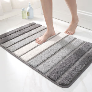 Non-Slip Bath Mats Absorbent Washable Shower Floor Mats Carpets Bathroom Rugs and Mats Sets 16"x24" / 20"x32"