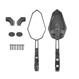 Universal Motorcycle Rearview Mirror in Aluminum Alloy 8 10 MM for Yamaha BMW Ducati X Diavel Scrambler Monster Benelli TRK