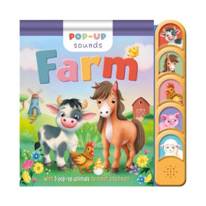 Noisy Farm Animals Pop Up Sound Book Hardcover With Farmyard Sounds For Kids