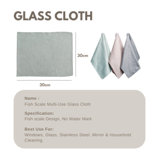 mixshop Premium Microfiber Cloth Kitchen Towel Household Multi-purpose Cleaning Cloth/Towel. SG ready stock