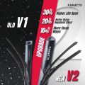 Kamatto Hydrophobic Silicone Windshield Wiper With Water Repellent Coating Properties (1 PC). 