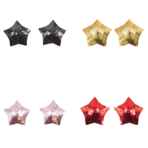 Phụ nữ của Sequins miếng dán ngực tự dính tái sử dụng Silicone pasties Rave cánh hoa vú dính áo ngực núm vú dán