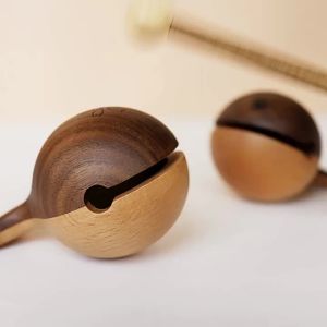Small Wooden Fish Black Walnut Cultural and Creative ， Chinese Block Decompression Artifact ， Office Worker Meditation Percussion ， Solid wood ornaments