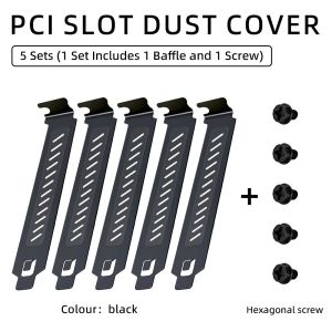 MODERNLUX With Screws PCI Slot Cover Plug-In Hard Steel Case Blanking Plate PCI Dust Filter