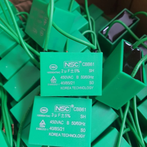 [Hàng Xịn] Tụ Quạt NSC Xanh Tụ Động Cơ Các Loại 1.5µF - 2µF- 2.5µF - 3µF  Hàng Chính Hãng Nhập Khẩu