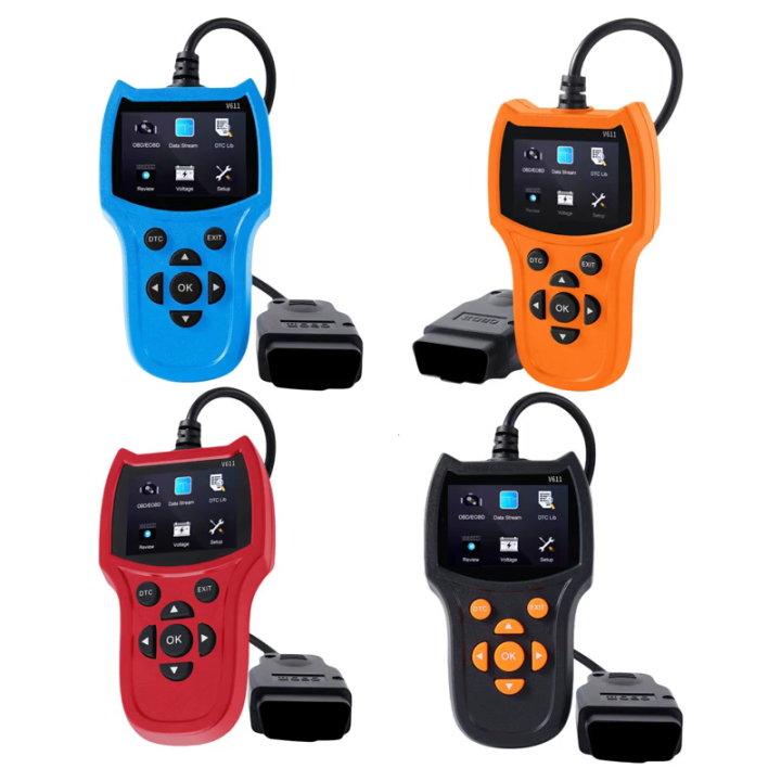 Car Code Reader with I/M Readiness Data Stream Review Function Check ...