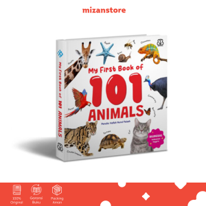 Bentang Kids - Buku Anak Bilinguak My First Book of 101 Animals Boardbook - Millennia