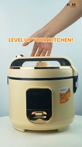 HOMO Rice Cooker 1.5L 1.8L Large Capacity One Touch Button & Anti-Scratch Non Stick Inner Bowl