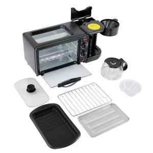 JF Oven 3 in 1 Desktop oven Multi-purpose oven frying pan home toaster Bread Machine Breakfast Maker