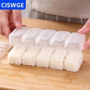 [COD] CISWGE AUTOPARTS 5 cái bộ Sushi Nigiri Maker gạo bóng khuôn mẫu không dính Báo Chí Maker DIY Bento công cụ