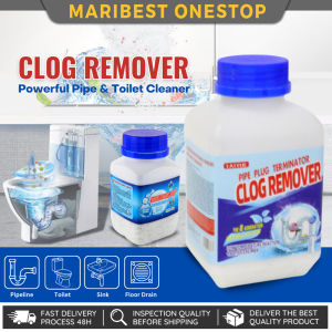 500g Clog Remover Drain Pipe Basin Cleaner Toilet Bowl Clogged Drainage Remover Powder Singki Sumbat