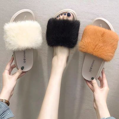 MEET- -NEW ARRIVAL HOUSE SLIPPER FURRY RANDOM INDOOR/POUTDOOR HIGH ...