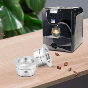 Reusable Refillable Coffee Capsule Filter Stainless Steel Crema Maker Cups Pods for Lavazza Blue LB951 & CB-100 Machine [i Cafilas] [HLB02]