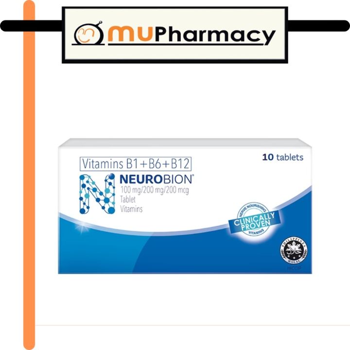 [NEW PACKING] Neurobion Vitamin B1, B6, B12 60's Lazada
