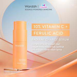 Wardah 10% Vitamin C Ferulic Acid Radiant Charge Serum 20 ml | Brightening Serum Serum Mencerahkan