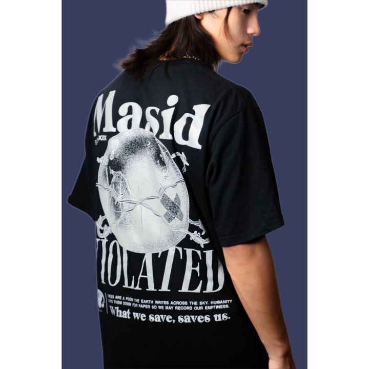 ...MASID CLOTHING V1-V14 Time You Enjoy Wasting Is Not Wasted Time by Geo Ong - All Good in the Hood (AGITH) Fashion fo man woman oversized Tshirts black and white T-shirt High Quality Tops shirts back Tee
