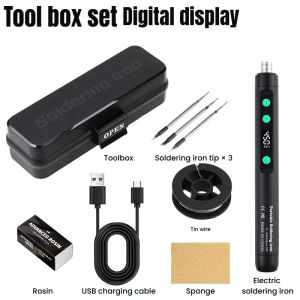 【Original+24hours delivery】Original Wireless Rechargeable Soldering Iron Household Small Diy Hand Soldering Tools Internal Heat Lithium