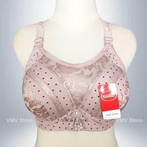 Bra Misslily Kemben CUP B Besar 898 Polkadot Kait 3 Tanpa Kawat Extra Comfort Sport Bra Brallete