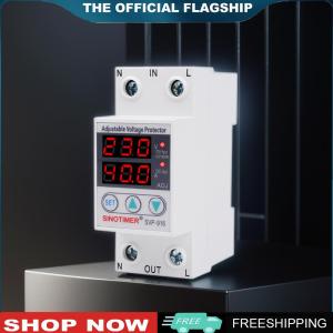[ZENLEA6]High-Quality Adjustable Surge Protector Relay SVP-916 for Electrical Circuit Safety and Reliability