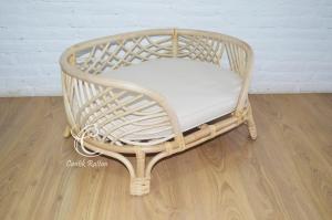 Amber Dog Basket with base cushion - BERKUALITAS!! Tempat Tidur Anjing Kucing / Hewan Peliharaan