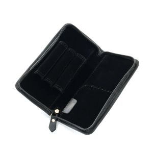 Leather Fountain Pen Case 3 Divided Slots Pen Bag Pen Holder Stationery Bag2026