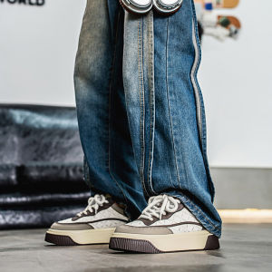 DMshoes  พร้อมส่งในไทย รองเท้าผ้าใบแฟชั่นผู้ชาย ทรงสวยใส่แล้วเก็บกระชับเท้า แต่งลวดลายเท่ๆด้านข้างให้สไตส์วินเทจวินใจ แถม ระบาย อากาศได้ดีเยี่ยม ดีจริ๊งคอนเฟิร์ม