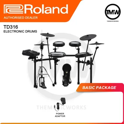 Roland TD316 Next Gen Electronic Drums 8 Piece Kits V31 Module TD Series [LIMITED STOCK]