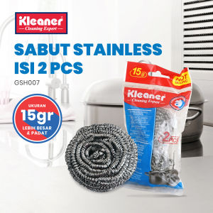 Kleaner Sabut Cuci Piring 15 Gram 2 Pcs Stainless Serbaguna GSH007