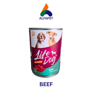 LIFE DOG 375gr KALENG MAKANAN ANJING