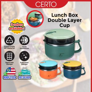 CERTO Lunch Box Bento Rice Bowl Noddle Bowl Food Warmer Food Carrier Food Container Bekal Makanan Bekal Makanan
