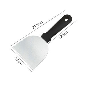 Kitchen Scraper Non Stick Surface Semi-Circular Spatula For Teppanyaki Oil Control
