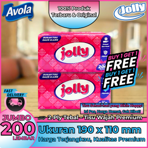 Tisu Jolly 200 Sheet (2 PACK) – Lembut Terjangkau & Cocok untuk Pemakaian Harian
