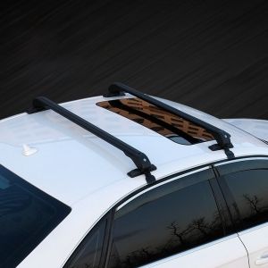 Universal Aluminum Alloy Car Roof Rack Crossbar for Sedan MPV Pickup Cargo Storage Travel Carrier Vehicle Top BarQ