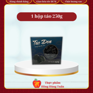 Hộp Táo đen táo tàu khô 250g Hồng Hùng Tuấn bổ máu bổ huyết hỗ trợ ngủ ngon giảm căng thẳng.
