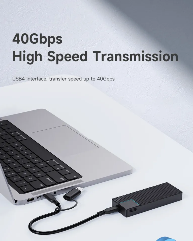 Hagibis USB 40Gbps NVMe SSD Enclosure Compatible With - Main Image