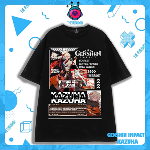 Áo phông Genshin Impact: Kazuha 100% Cotton Nam / Nữ by The Runaway