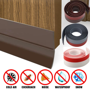 Self-adhesive Door Bottom Sealing Tape Door Bottom Seal Strip Windbreak Stopper Door Bottom Guard Insect-proof