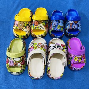 Dép Sục Hở Mũi Trẻ Em Sz Nhí 18-23 sục cross cho bé trai bé gái siêu nhẹ chống trơn trượt