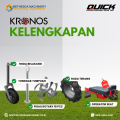 Traktor Quick KUBOTA KRONOS Lengkap Mesin Kubota 11 HP. 