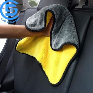 Khăn lau xe đa năng Microfiber chống xước ô tô dày dặn không đỗ lông khăn lau thấm hút tốt G467-khanlauxe