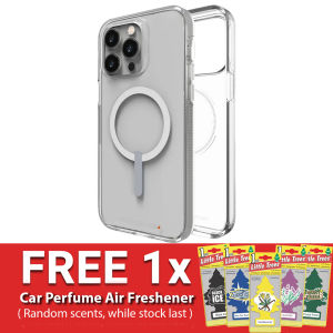 ZAGG Crystal Palace Snap for iPhone 15 / 14 [ Pro Max / Pro / Plus ] - Magsafe Compatible - Clear